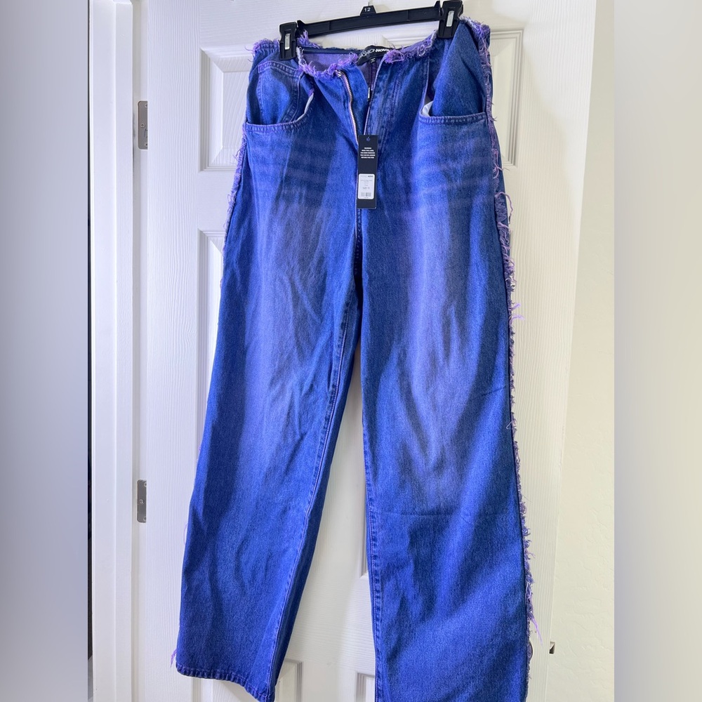 Fashion Nova Purple Jeans